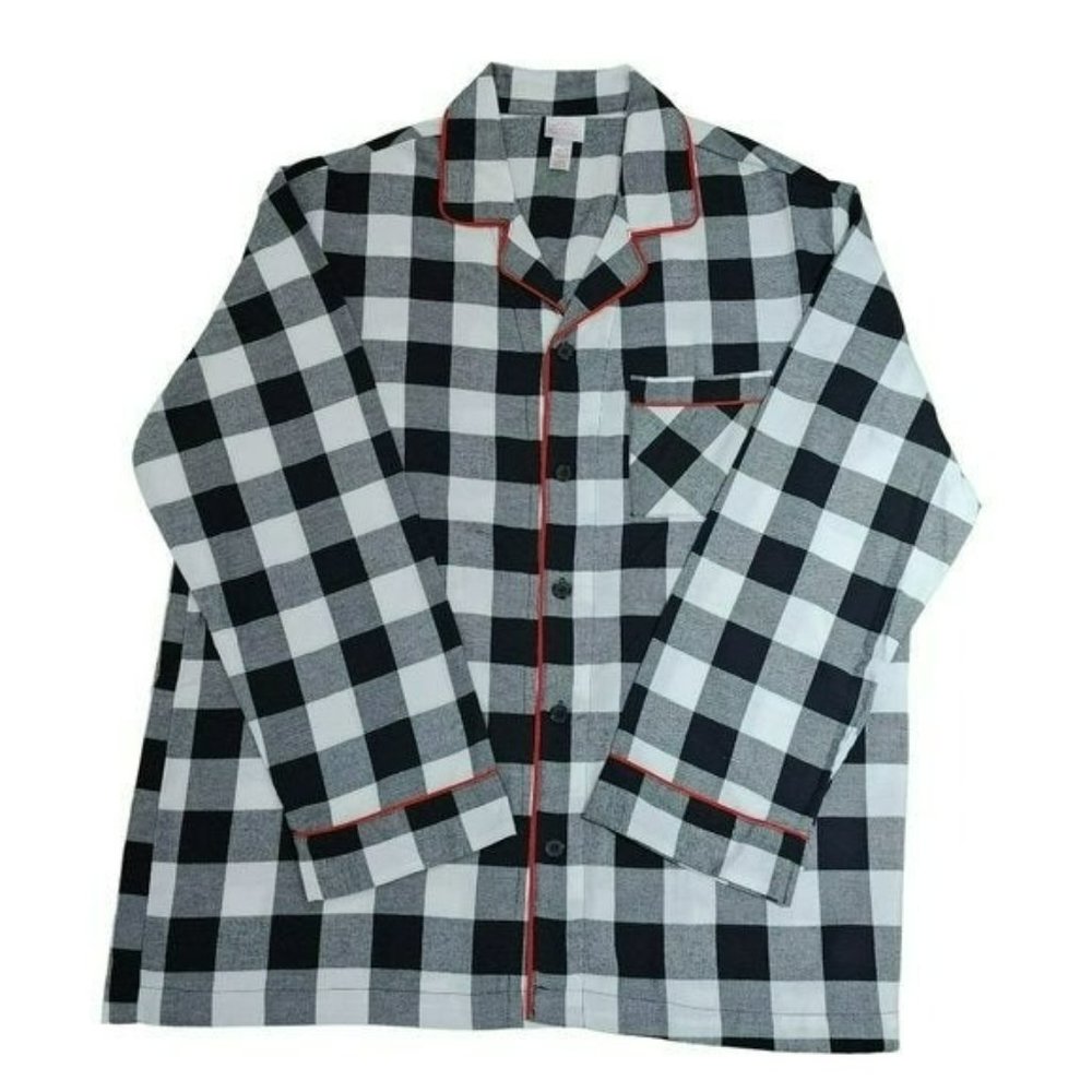 XL Mens Fall Tartan Plaid Flannel Pajama Set - Picture 2 of 12